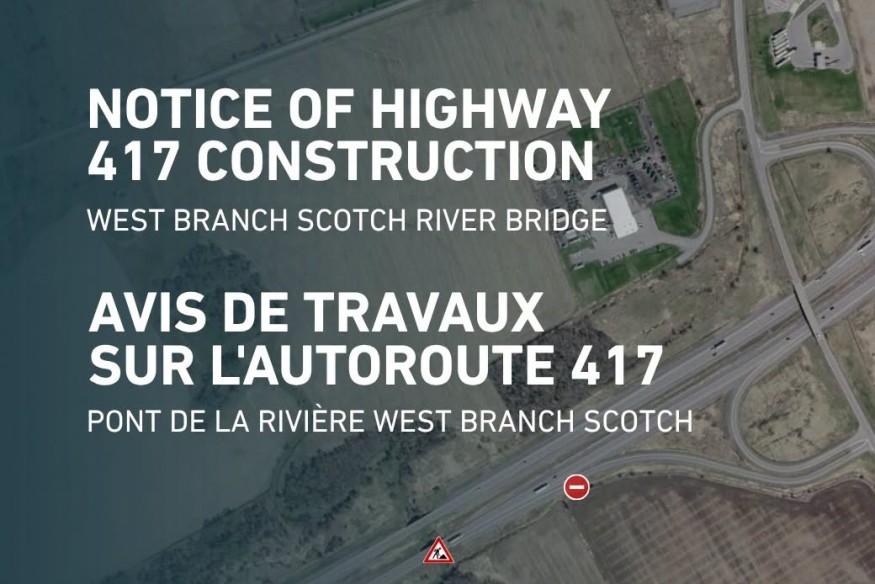 Autoroute 417 : travaux et fermeture de la sortie 51